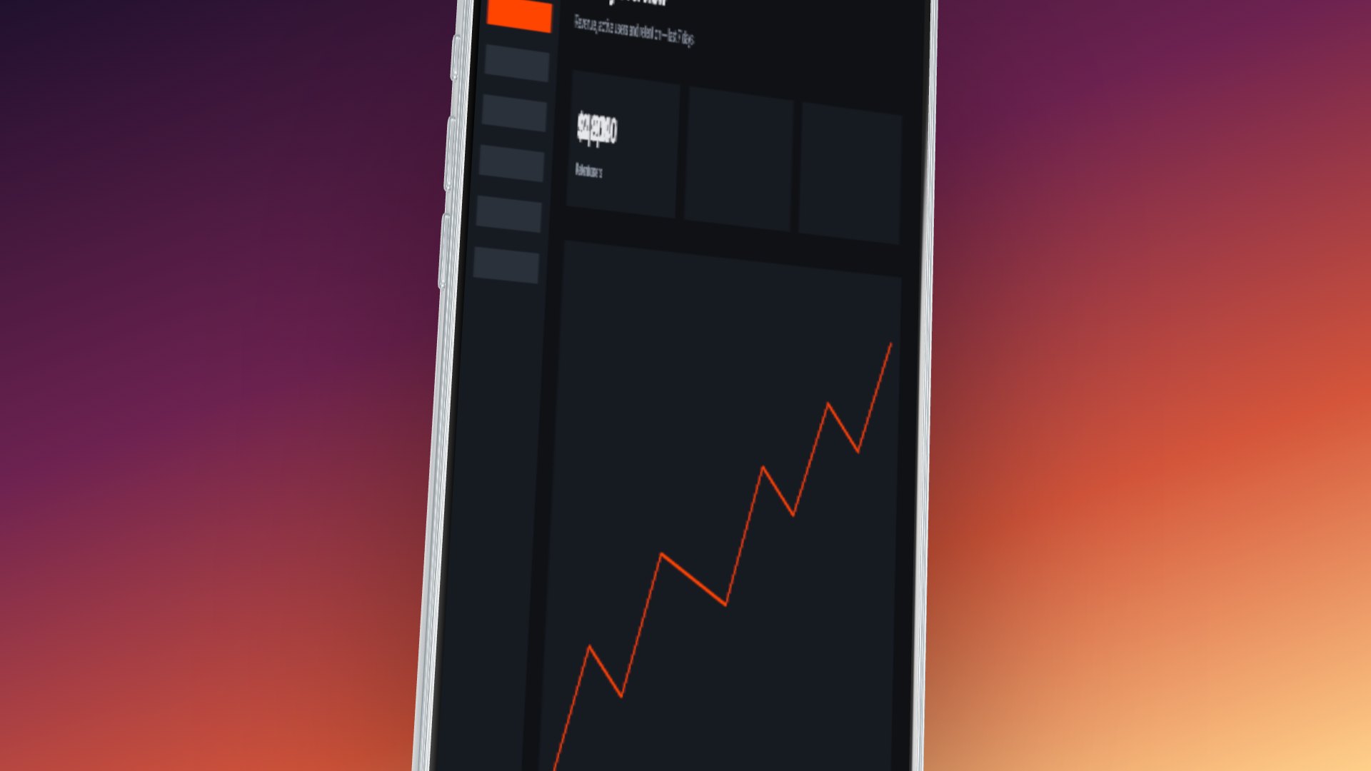 A real 3D iPhone with a screenshot on its screen